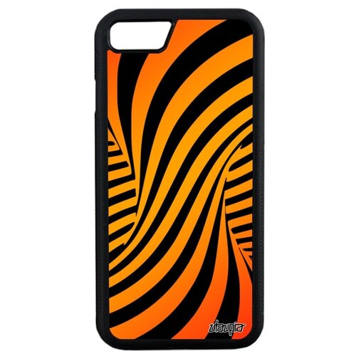 фото Противоударный чехол на мобильный // iphone se 2020 // "иллюзия торнадо" кружение ураган, utaupia, голубой