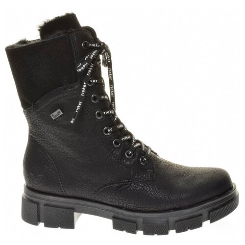 фото Ботинки rieker женские зимние, размер 38, цвет черный, артикул y7128-00