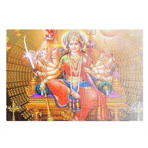 фото Пазлы coolpodarok индийская богиня лакшми 26х38см 252 элемента