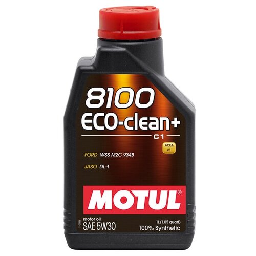 фото Моторное масло motul 8100 eco-clean+ sae 5w-30, 1 л.