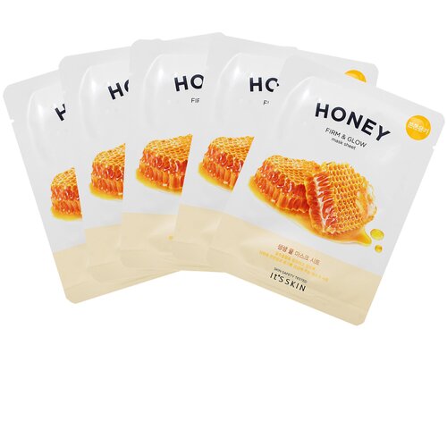 Купить It's Skin Набор питательных тканевых масок с мёдом для лица The Fresh Honey Mask Sheet 20 г*5шт