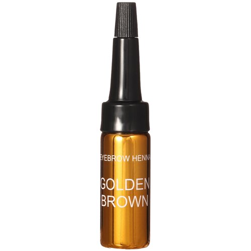 EkkoBeauty Хна для бровей, 7 г, golden brown, 7 мл, 1 уп.