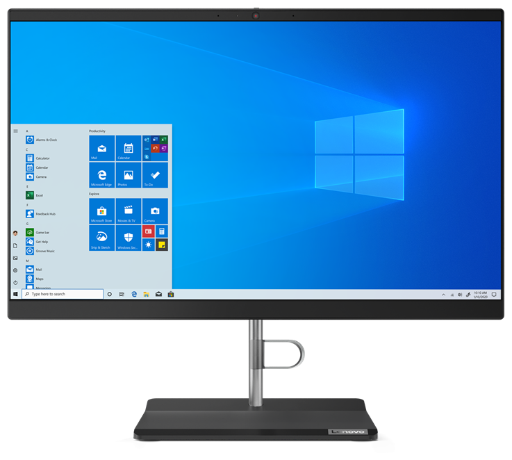 Моноблок Lenovo V30a-24IIL 23.8" Full HD i3 1005G1/8Gb/SSD256Gb UHDG/CR/W10Pro64/kb/m/черный 1920x10