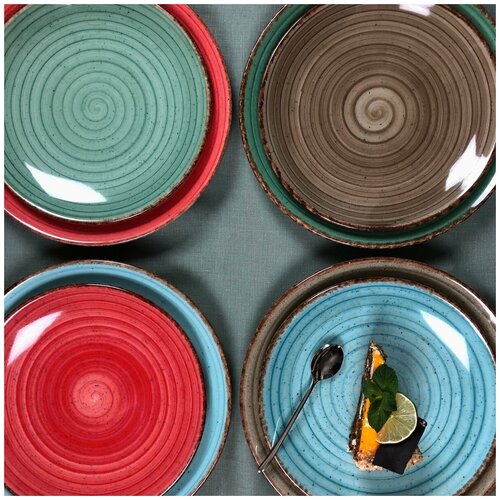 Тарелка круглая плоская, серия 