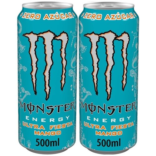 Энергетический напиток Monster Energy Ultra Fiesta / Монстер Фиеста Ультра Манго 2 шт. 500 мл. (Ирландия)