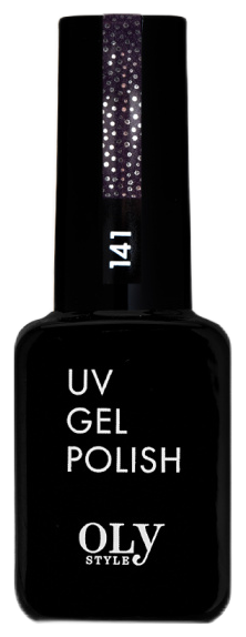 Olystyle гель-лак для ногтей UV Gel Polish, 10 мл, 141 мерцающий сливовый