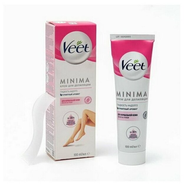 Veet Minima крем для депиляции для нормальной кожи 100 мл 130 г — купить в интернет-магазине по низкой цене на Яндекс Маркете