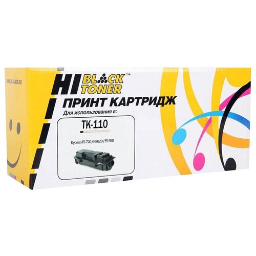 Картридж Hi-Black HB-TK-110, 6000 стр, черный картридж tk 110 black для принтера куасера kyocera fs 720 fs 820 fs 920