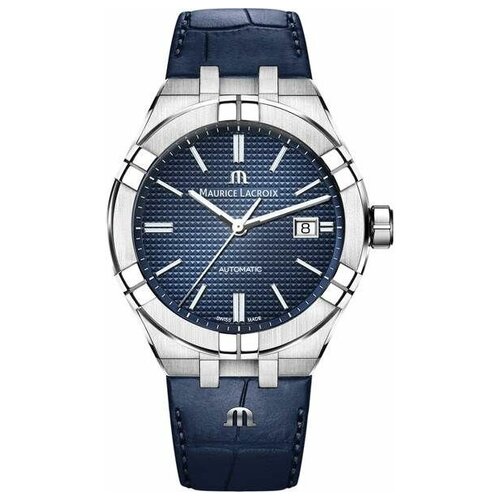 maurice lacroix mp6528 ss001 330 1 Наручные часы Maurice Lacroix AI6008-SS001-430-1, серебряный, синий