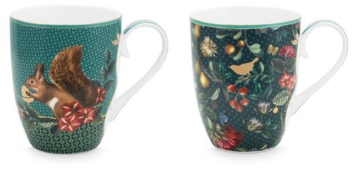 Набор из 2-х больших кружек Pip Studio Winter Wonderland, 350 мл, WW.51.002.236