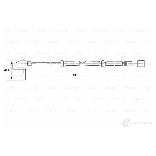 Датчик ABS Bosch 0265006383