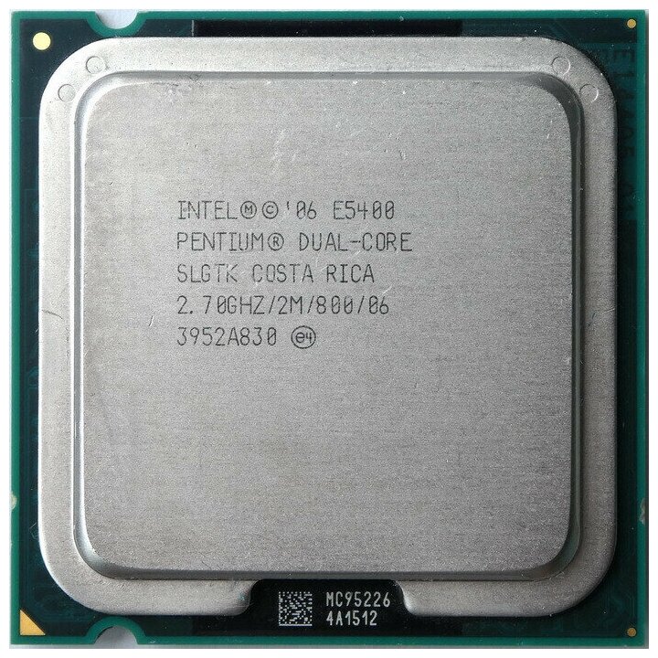Процессор Intel Pentium E5400 Wolfdale LGA775,  2 x 2700 МГц, OEM
