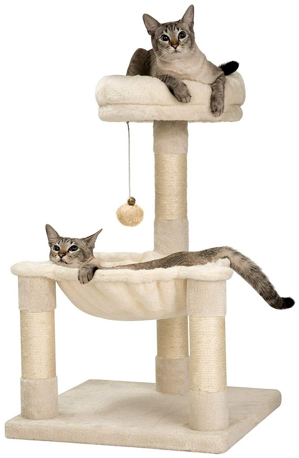 Когтеточка столбик гамак для кошек с лежанкой /домик для кошки/ игровойкомплекс для кошек игрушкой — купить в интернет-магазине по низкой цене наЯндекс Маркете