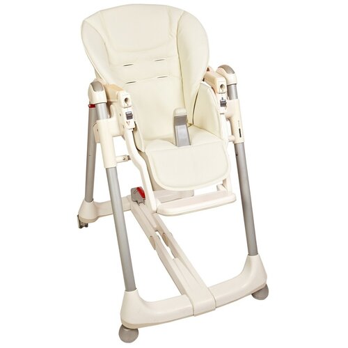 чехол capina из эко кожи для peg perego prima pappa diner шоколадный Чехол из эко-кожи для Peg-Perego Prima Pappa Diner/Белый