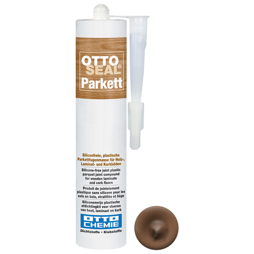 Профессиональный акрилатный герметик для паркета и ламината OTTOSEAL Parkett A221 C101 (тик), 310мл