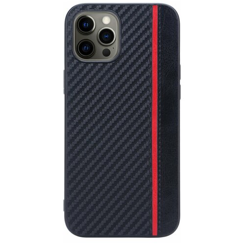 фото Чехол накладка g-case carbon для apple iphone 12 pro max, черная