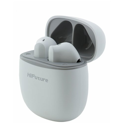 Беспроводные bluetooth наушники HiFuture TWS ColorBuds White блютуз гарнитура с микрофоном наушники для iPhoneAndroid с зарядным футляромкейсом 207100₽