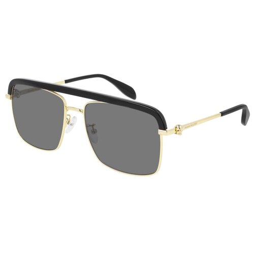 Alexander McQueen AM 0258S 001 59 золотой, черный металл