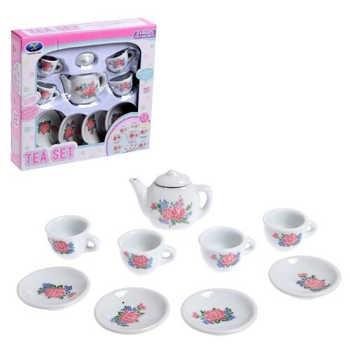 фото Набор керамической посуды "цветы" yandex market