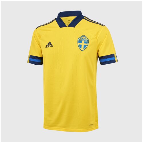 Футбольная футболка adidas, влагоотводящий материал, размер s, желтый