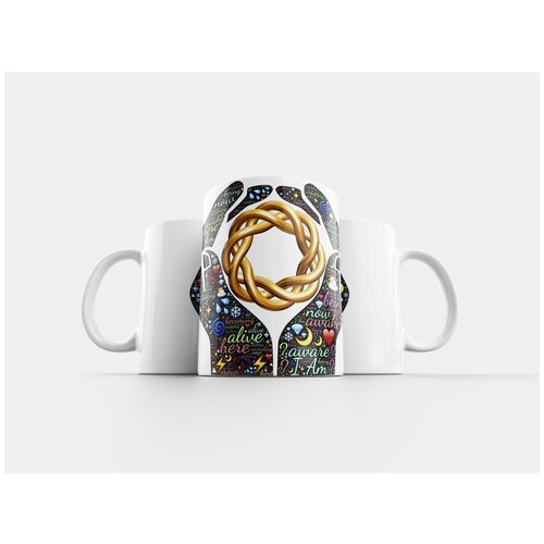 фото Кружка "в живых, пробудитесь, осведомленный" 320 мл lotsprints