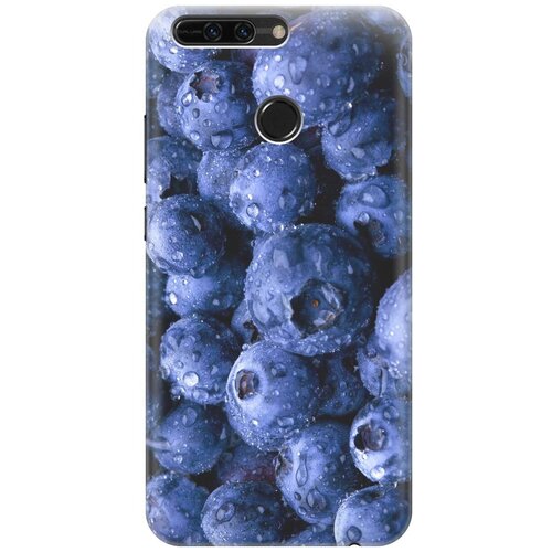 фото Re:pa накладка transparent для honor 8 pro с принтом "черника"