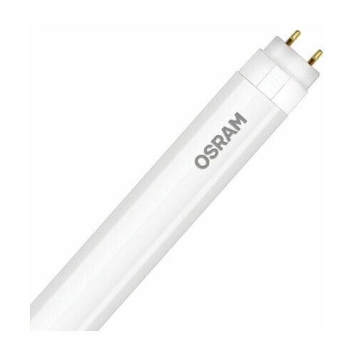 фото Лампа-трубка светодиодная osram, 9 вт, 30000 ч, 600 мм, холодный белый, st8e-0.6m 9w/865 230v ac25x1ru, st8e-0.6m9w865