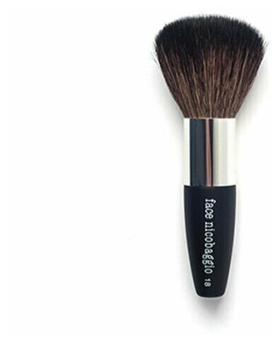 Кисть для лица из натуральной щетины хорька FACE nicobaggio professional make-up BRUSH №18