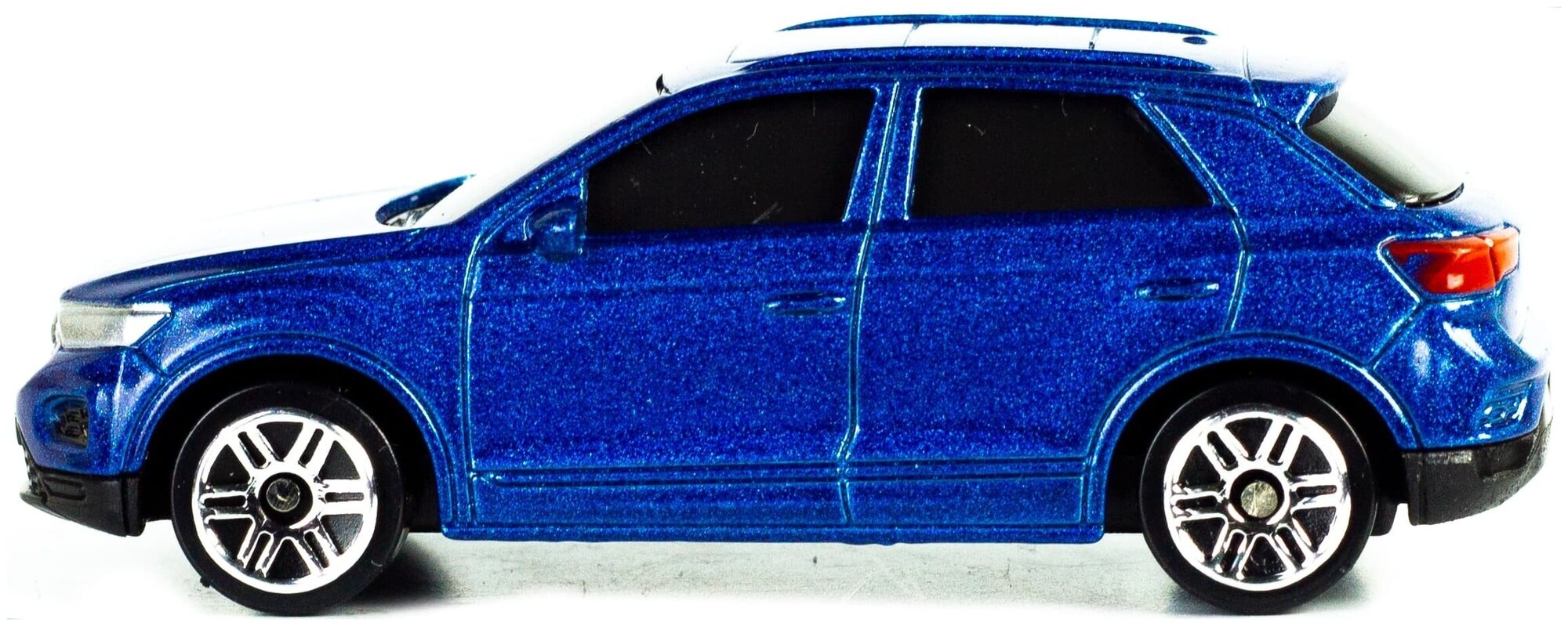 Машина металлическая Volkswagen T-Roc, 1/64, синяя Uni-fortune - фото №4