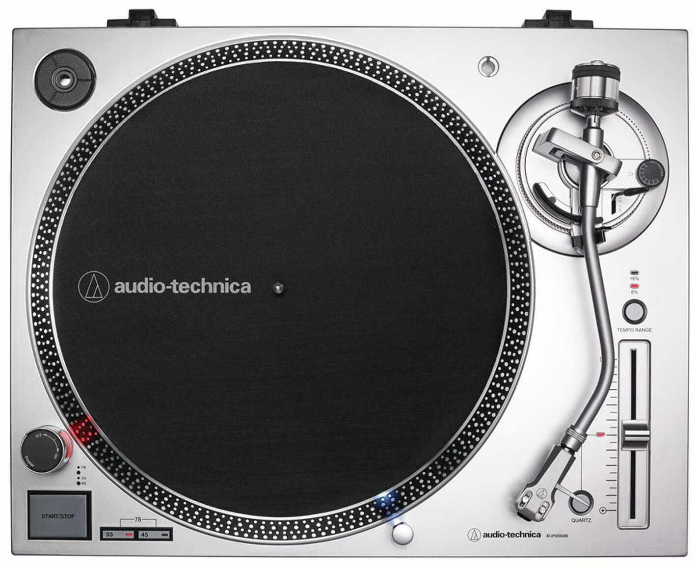 Проигрыватель винила Audio-Tecnica AT-LP120XUSB ручной серебристый Audio-Technica - фото №3