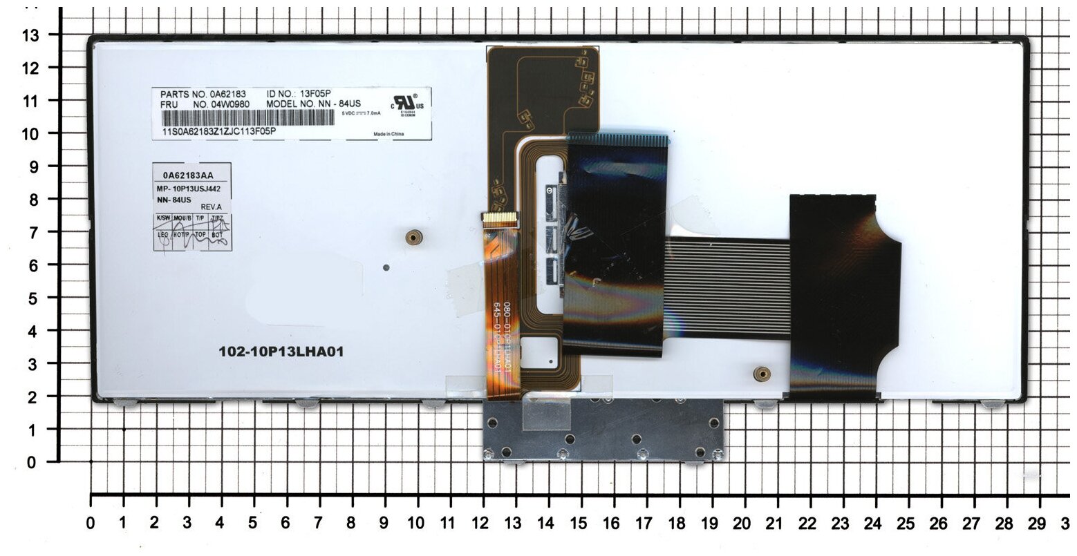 Клавиатура для ноутбука Lenovo N3Z45AD черная без рамки со стиком