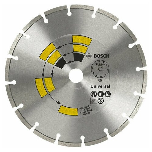 фото Алмазный универсальный диск bosch 115х22.2 мм (2609256400)