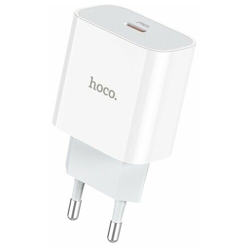 фото Сетевое зарядное устройство hoco c76a speed source pd3.0 с портом type- c , белое