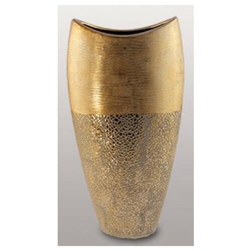 Ваза интерьерная Золотые контрасты Высота: 42 см Идея подарка