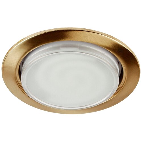 Светильник встраиваемый под лампу GX53 золото