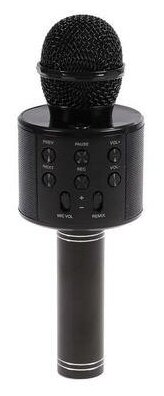 Микрофон для караоке LuazON LZZ-56, 1800 мАч, чёрный Luazon Home 3916281 .