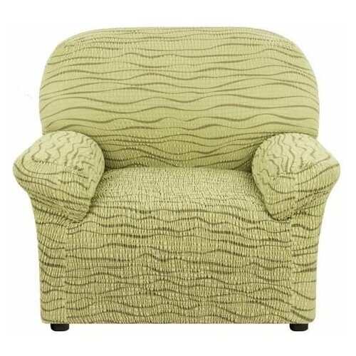 фото Чехол для мебели: чехол на кресло тела ридже зеленый еврочехол
