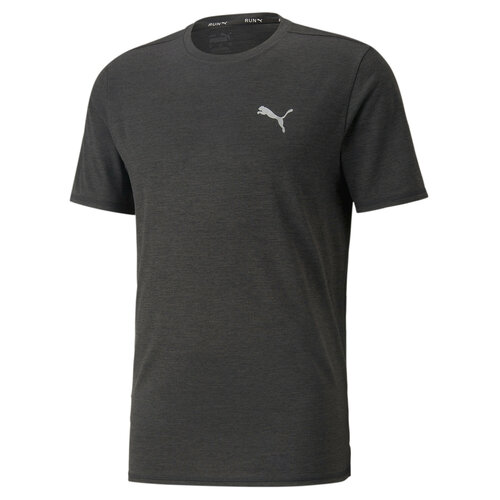 Футболка PUMA Run Favorite Heather Tee M, размер L, черный