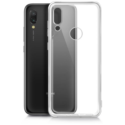 фото Чехол на xiaomi redmi 7, силиконовый, прозрачный, накладка защитная, brozo