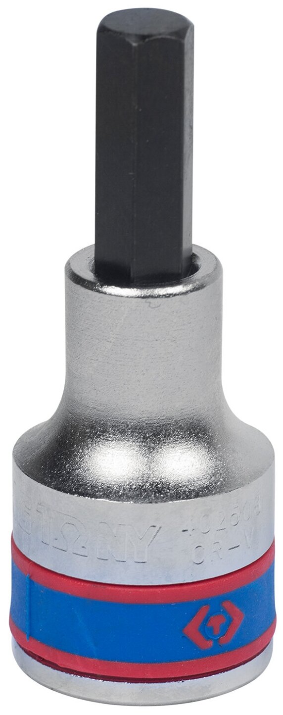 Насадка (бита) торцевая 1/2", HEX, 8 мм, L = 60 мм KING TONY 402508