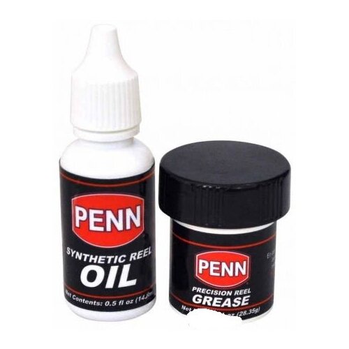 фото Смазка для катушек густая и жидкая penn pack oil&grease