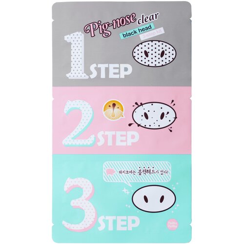 3-х ступенчатый набор средств для очистки пор, 1 шт | Holika Holika Pig-nose clear black head 3-step Kit средства для умывания holika holika 3 х ступенчатый набор средств для очистки пор pig nose clear black head 3 step kit