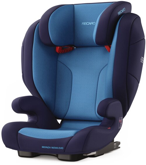 Автокресло группа 2/3 (15-36 кг) Recaro Monza Nova Evo Seatfix, Xenon Blue