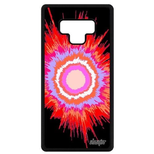 фото Противоударный чехол на смартфон // samsung galaxy note 9 // "большой взрыв" поток галактика, utaupia, красный