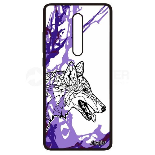 фото Чехол для смартфона // xiaomi mi 9t pro // "волк" охота одинокий, utaupia, фиолетовый