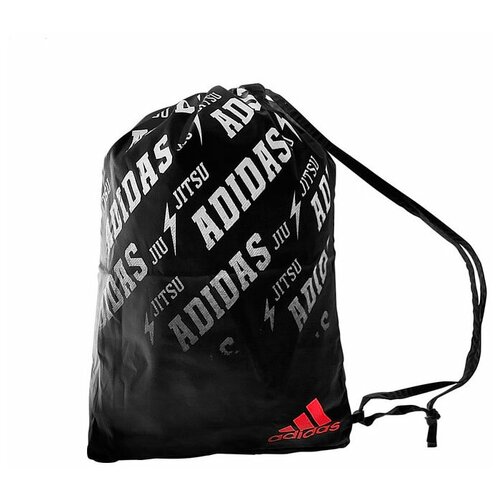 Мешок для кимоно adidas Satin Carry Bag Jiu Jitsu черно-красный