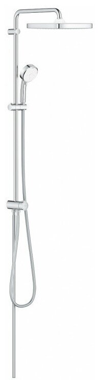 Душевая система Grohe 26694000 Tempesta Cosmopolitan 250 Душевая система CUBE с переключателем, 1 режим, 9.5 л/мин