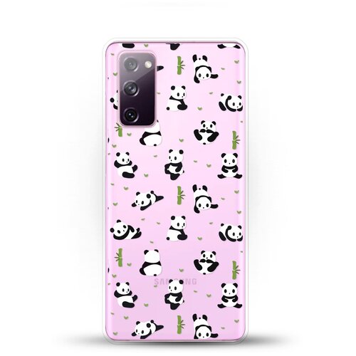 фото Силиконовый чехол панды на samsung galaxy s20fe (fan edition) andy & paul