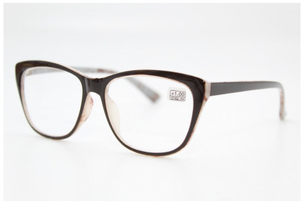 Готовые очки для зрения (коричневые)