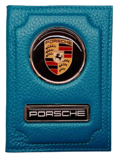 Обложка для автодокументов Porsche Design 1-6-811, бирюзовый